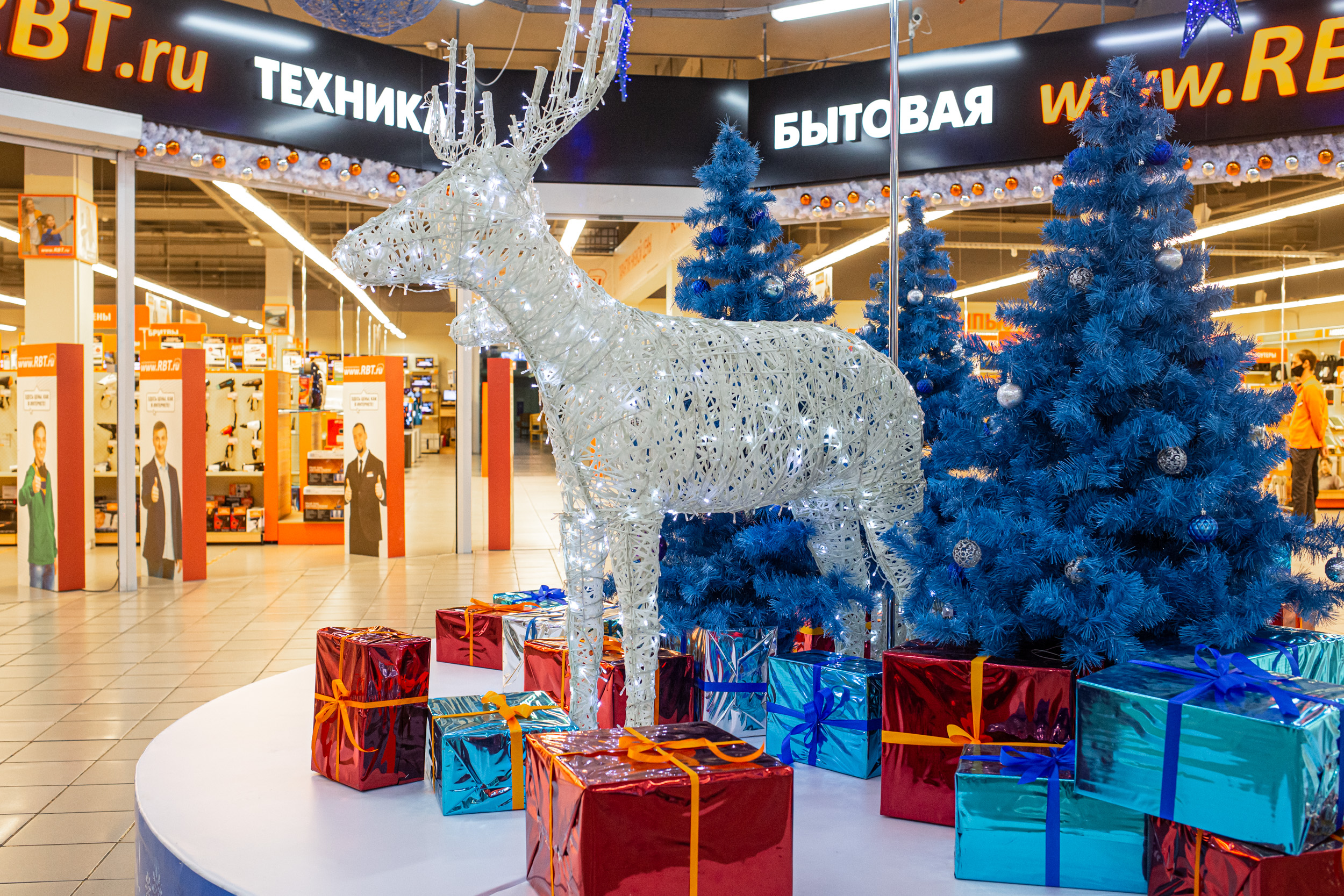 Новогодняя атмосфера в ТК Медиаплаза — торговый комплекс «Медиаплаза»,  Краснодар